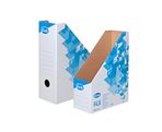 Magazine holder FOROFIS A4 100mm white (cardboard)