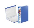 Transparent book A4 FOROFIS 0.70mm cover w/40 transp.pockets 0.03mm (blue) PVC