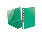 Clip file A4*20mm FOROFIS 0.75mm w/2rings for perforat.paper (green) PP
