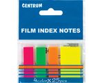 Film index notes 45x12mm&45x25mm 4neon col.x25sh.
