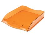 File tray plastic HATBER (clear, orange)