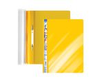 Папка-скоросшиватель A4 FOROFIS 0.15/0.15мм (желтая глянцевая) ПП