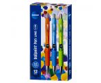 Automatic ball pen LINE blue ink 1mm