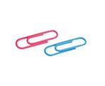 Paper clips 28mm 100pcs. round, colored