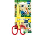 Scissors for kids ZIG ZAG (assorted col. handles)