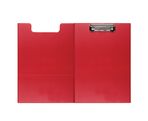 Clip board with cover FOROFIS A4 red PVC