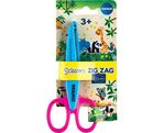 Scissors for kids ZIG ZAG (assorted col. handles)