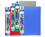 Transparent book VISIT A4 0.45/0.025mm with 60pockets assorted