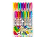 Set of 24 colours gel pens 8 METALLIC, 8 GLITTER, 8 NEON 1.0mm