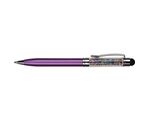Twist action ball pen CRYSTAL TOUCH PEN blue ink 1.0mm (metal)