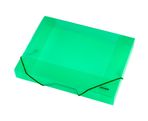 Document case A4*4cm 0.60mm with elastic bands assorted