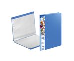 Transparent book A4 FOROFIS 0.50mm cover w/10 transp.pockets 0.03mm (blue) PVC