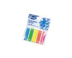 Plastikāta indeksi FOROFIS 5 neona krāsas x 25lp. 45x12mm