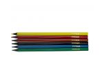 Color pencils plastic 6col. 