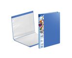 Transparent book A4 FOROFIS 0.50mm cover w/20 transp.pockets 0.03mm (blue) PVC