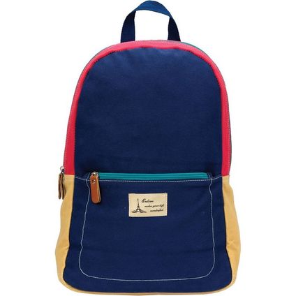 Backpack blue 42x31x17cm(canvas)