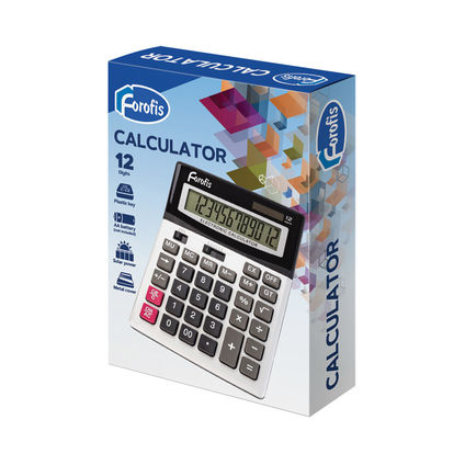 Calculator “MAXI” FOROFIS 190x147x25mm (not include AA battery)