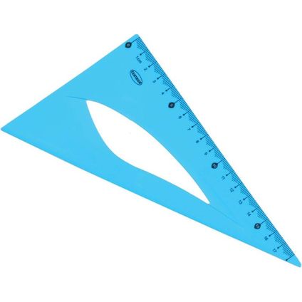 Triangle ruler 60°x18cm SOFT ABS flexible