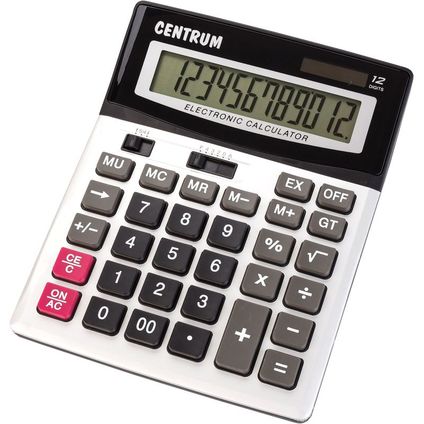 Kalkulators “MAXI” (12zīmes) 190x147x25mm (nav iekļauts AA akumulators)