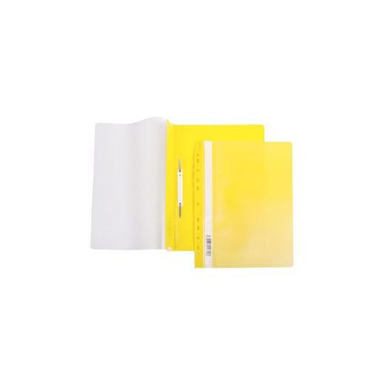 Clip file with perforation A4 0.14/0.18mm yellow