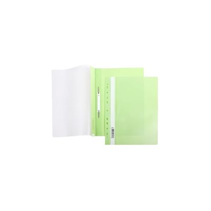 Clip file with perforation A4 0.14/0.18mm light green