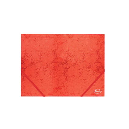 Mape ar gumijām A4 FOROFIS 350g/m2 no kartona (sarkana)