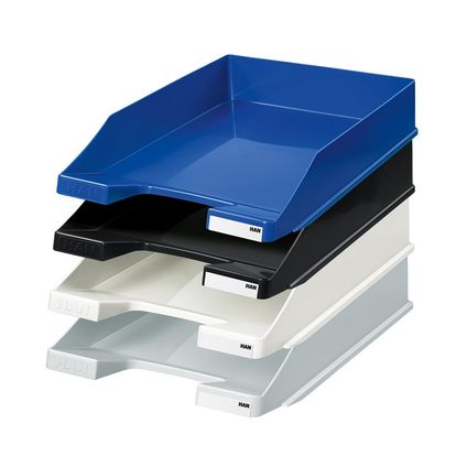 File tray plastic (gray)