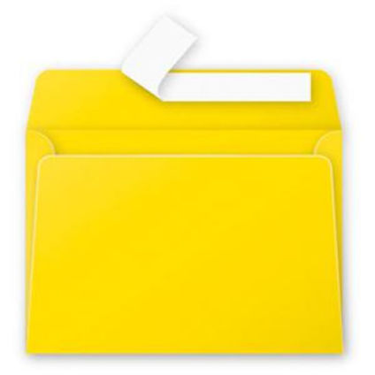 Envelopes C6 114x162 (10pcs.) dark yellow