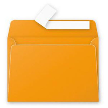 Envelopes C6 114x162 (10pcs.) orange
