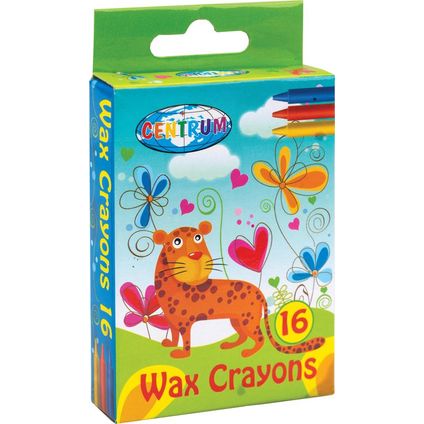 Wax crayons 16col. 