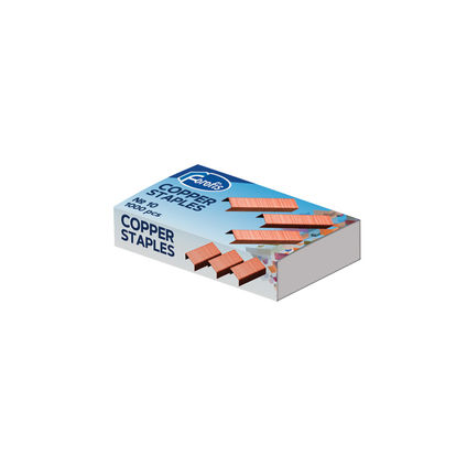 Staples copper FOROFIS Nr.10 1000pcs /paper box