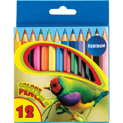 Color pencils 12col. ZOO short size /paper box