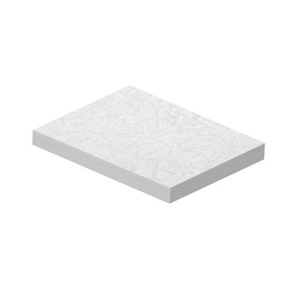Binding covers A4 Leather pattern 230g/m2 100pcs white FOROFIS
