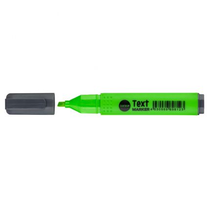 Marķieris teksta ar ieslīpu uzgali zaļš 1-4mm 