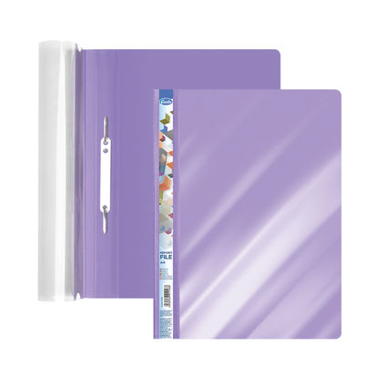 Папка-скоросшиватель A4 FOROFIS 0.15/0.15мм (фиолетовая глянцевая) ПП