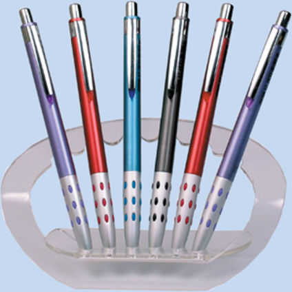Displejs-stends pildspalvām plastikāta, apāļas (6pildsp.)