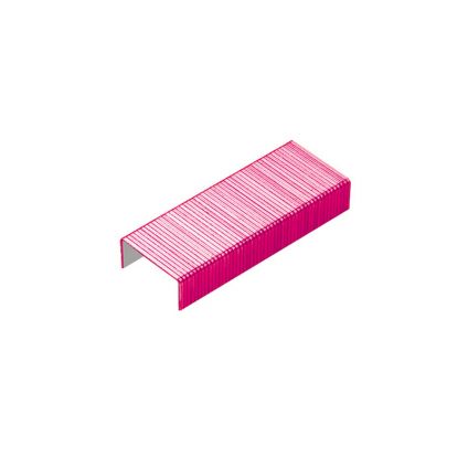 Staples Nr.24/6 1000pcs. steel pink
