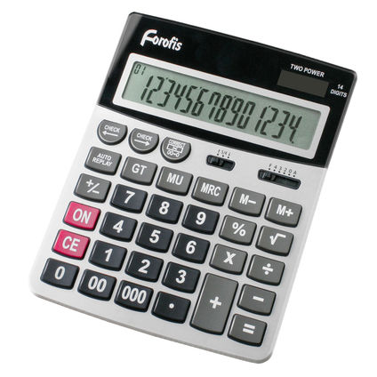 Calculator “CHECK&CORRECT” FOROFIS 186x152x27mm (not include AA battery)
