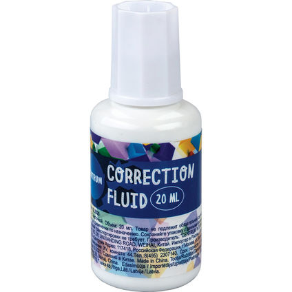 Correction fluid 20ml with brush