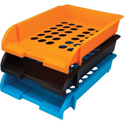 File tray plastic (orange)