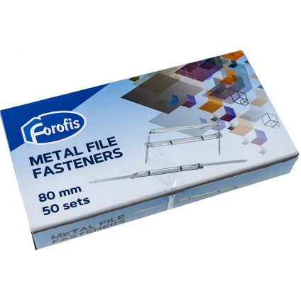 Paper fasteners metalic FOROFIS 80mm 50pcs / box