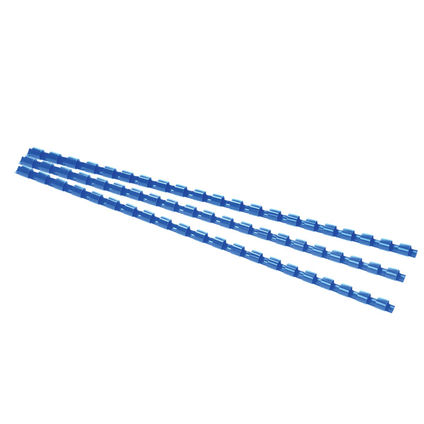 Binding comb 8mm 45sheets FOROFIS blue 100pcs plastic