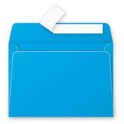 Envelopes C6 114x162 (10pcs.) blue