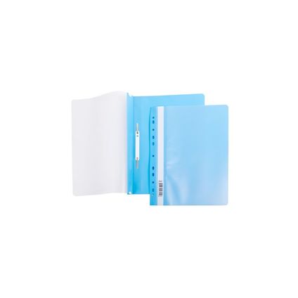 Clip file with perforation A4 0.14/0.18mm light blue