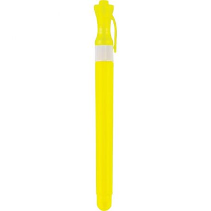 Маркер тектовой со скошенным наконечником желтый 1-4mm