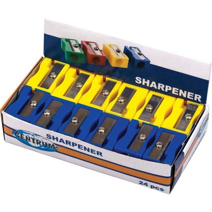 Sharpener plastic (assorted colors)