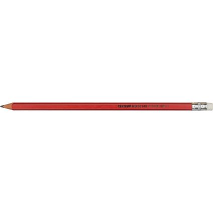 Pencil HB sharpened, with eraser, plastic
