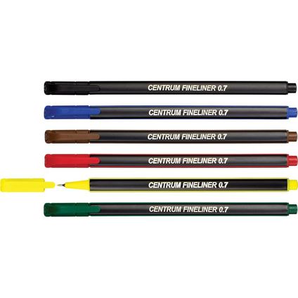 Pildspalvu komplekts FINELINER 6kr. 0.7mm