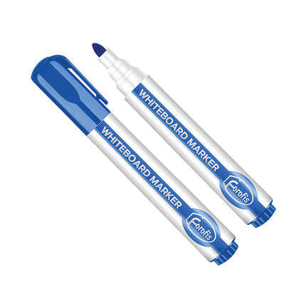 Whiteboard marker Mego blue liquid ink, 2-5mm bullet tip FOROFIS