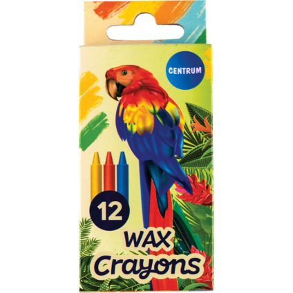 Wax crayons 12col. 
